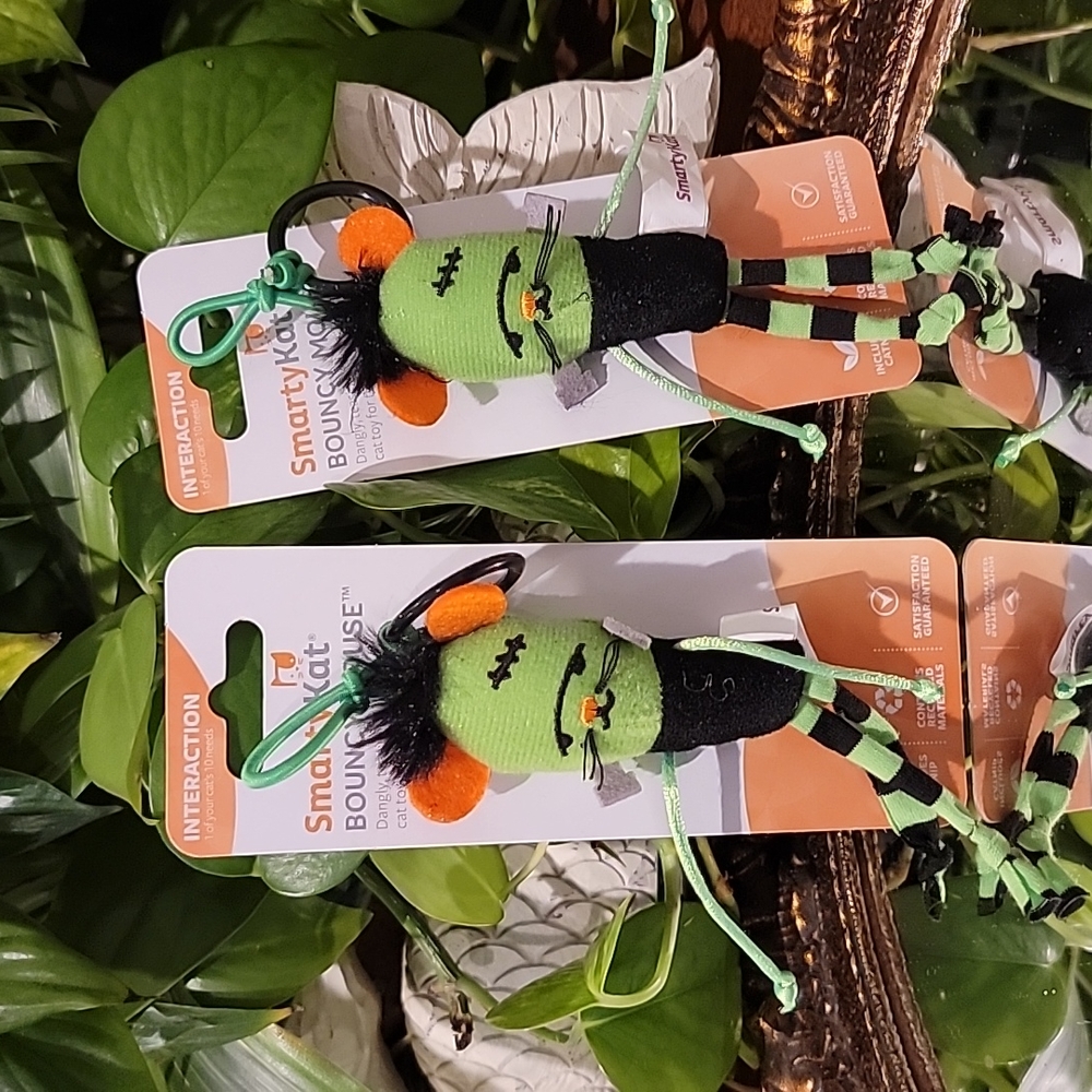 SMARTY 🐈 Cat Bouncy Mouse Halloween  toy interaction Bundle